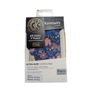 N5-N OtterBox Symmetry+ MagSafe Case For Apple iPhone 15/14 Plus Fairy Fauna